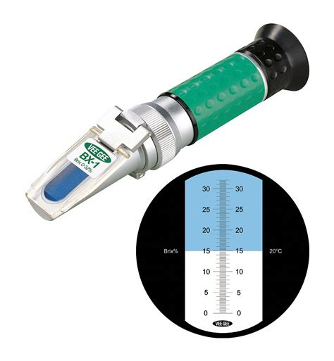 how to use a vee gee refractometer|refractometer 0 32 brix.